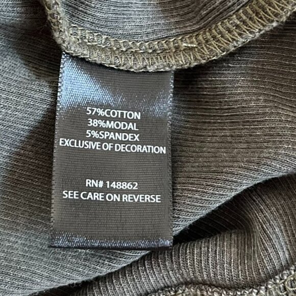 Torrid Woman's Plus-Size Cotton Modal Rib Lace V-Neck Henley Tunic Sz 18/20 - Picture 6 of 10